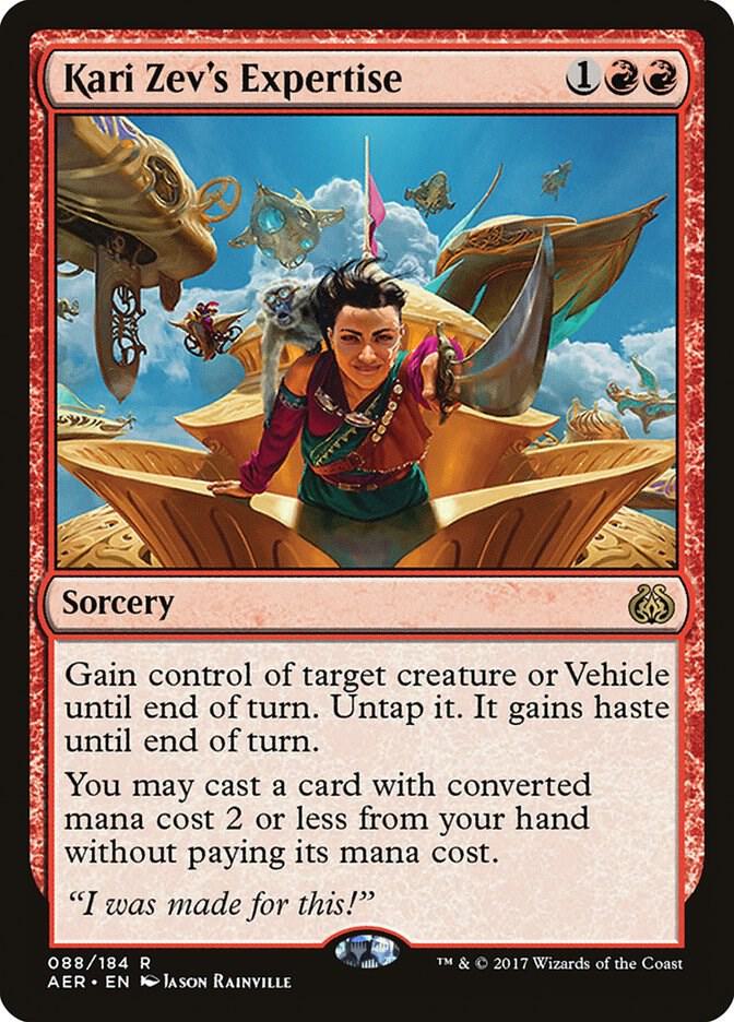 Kari Zev's Expertise, Aether Revolt 88