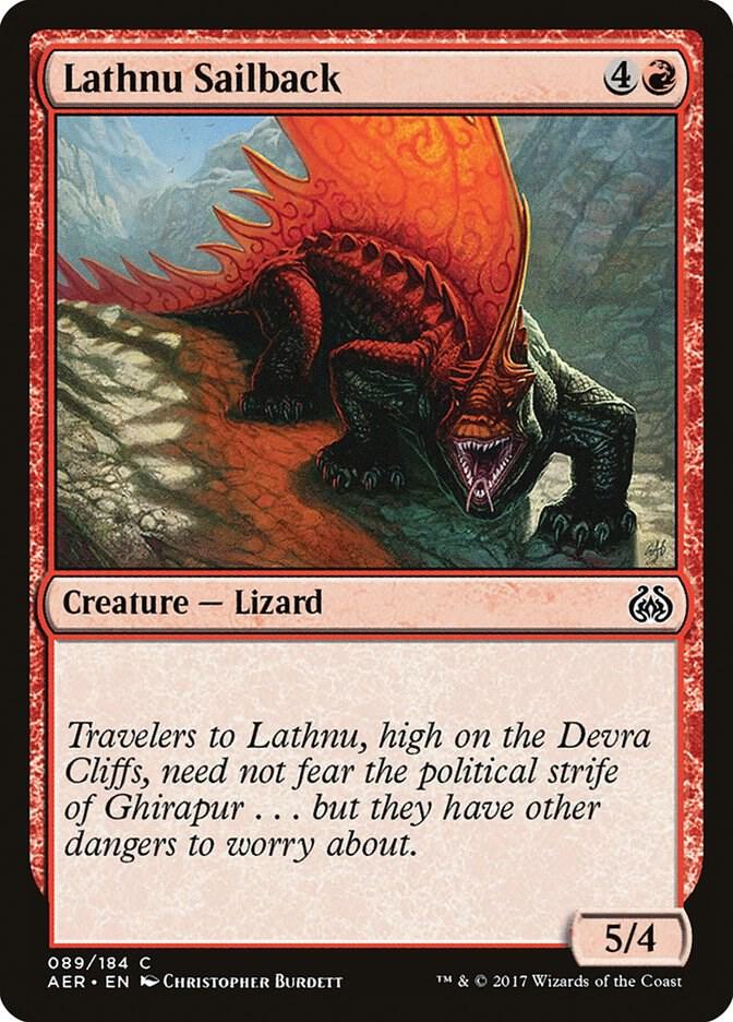 Lathnu Sailback, Aether Revolt 89
