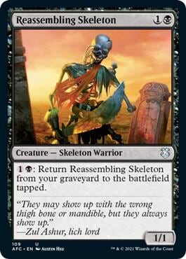 Reassembling Skeleton, Commander: Adventures in the Forgotten Realms 109