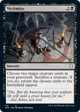 Victimize, Commander: Adventures in the Forgotten Realms 112