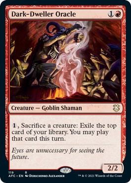 Dark-Dweller Oracle, Commander: Adventures in the Forgotten Realms 119