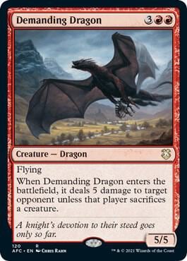 Demanding Dragon, Commander: Adventures in the Forgotten Realms 120