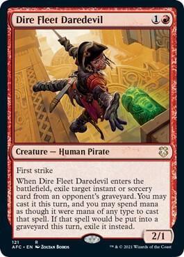 Dire Fleet Daredevil, Commander: Adventures in the Forgotten Realms 121