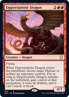 Opportunistic Dragon, Commander: Adventures in the Forgotten Realms 134