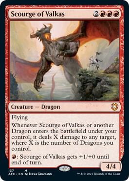 Scourge of Valkas, Commander: Adventures in the Forgotten Realms 137