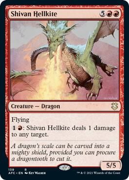 Shivan Hellkite, Commander: Adventures in the Forgotten Realms 139