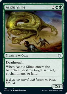 Acidic Slime, Commander: Adventures in the Forgotten Realms 151