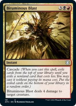 Bituminous Blast, Commander: Adventures in the Forgotten Realms 181