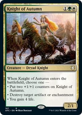Knight of Autumn, Commander: Adventures in the Forgotten Realms 187