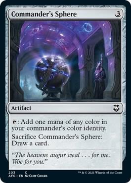 Commander's Sphere, Commander: Adventures in the Forgotten Realms 203