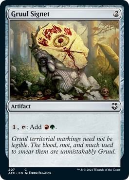 Gruul Signet, Commander: Adventures in the Forgotten Realms 207