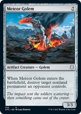 Meteor Golem, Commander: Adventures in the Forgotten Realms 210