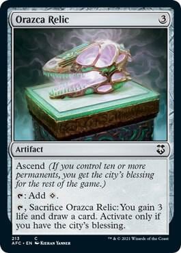 Orazca Relic, Commander: Adventures in the Forgotten Realms 213