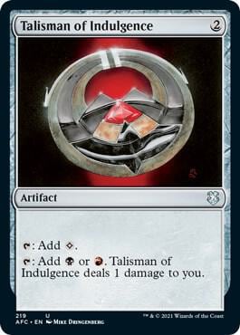 Talisman of Indulgence, Commander: Adventures in the Forgotten Realms 219