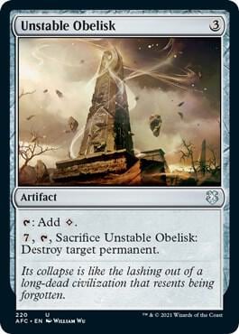 Unstable Obelisk, Commander: Adventures in the Forgotten Realms 220