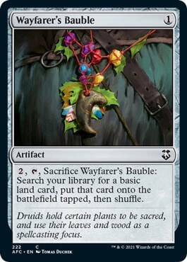Wayfarer's Bauble, Commander: Adventures in the Forgotten Realms 222