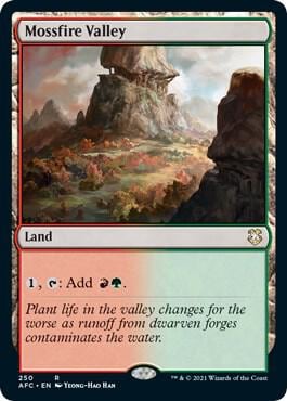 Mossfire Valley, Commander: Adventures in the Forgotten Realms 250