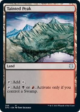 Tainted Peak, Commander: Adventures in the Forgotten Realms 266
