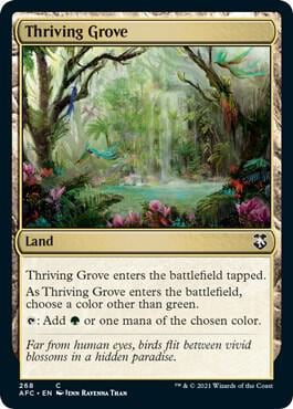 Thriving Grove, Commander: Adventures in the Forgotten Realms 268
