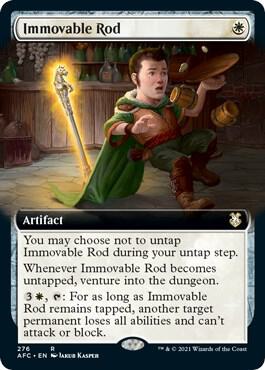 Immovable Rod (Extended Art), Commander: Adventures in the Forgotten Realms 276