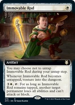Immovable Rod (Extended Art), Commander: Adventures in the Forgotten Realms 276
