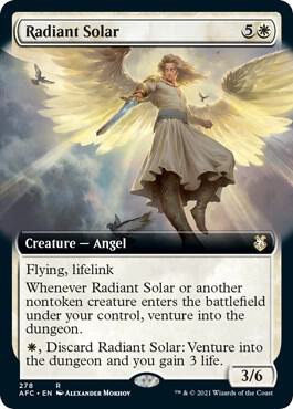 Radiant Solar (Extended Art), Commander: Adventures in the Forgotten Realms 278