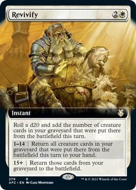 Revivify (Extended Art), Commander: Adventures in the Forgotten Realms 279