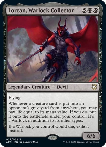 Lorcan, Warlock Collector, Commander: Adventures in the Forgotten Realms 27
