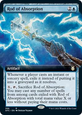 Rod of Absorption (Extended Art), Commander: Adventures in the Forgotten Realms 288