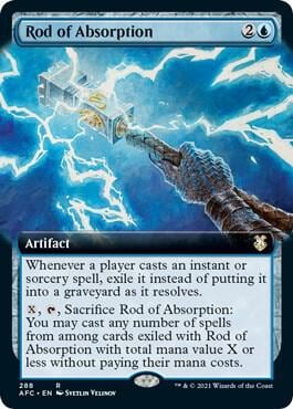 Rod of Absorption (Extended Art), Commander: Adventures in the Forgotten Realms 288