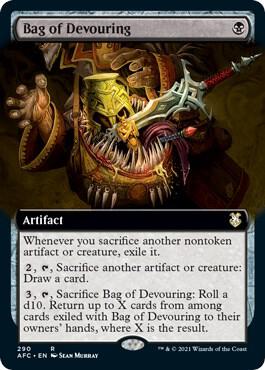 Bag of Devouring (Extended Art), Commander: Adventures in the Forgotten Realms 290