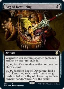 Bag of Devouring (Extended Art), Commander: Adventures in the Forgotten Realms 290