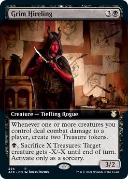 Grim Hireling (Extended Art), Commander: Adventures in the Forgotten Realms 294