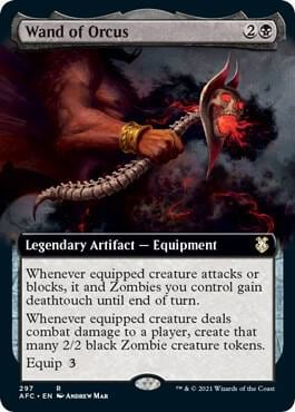 Wand of Orcus (Extended Art), Commander: Adventures in the Forgotten Realms 297