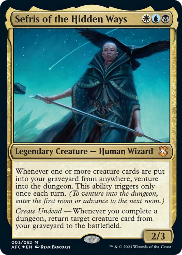 Sefris of the Hidden Ways, Commander: Adventures in the Forgotten Realms 3