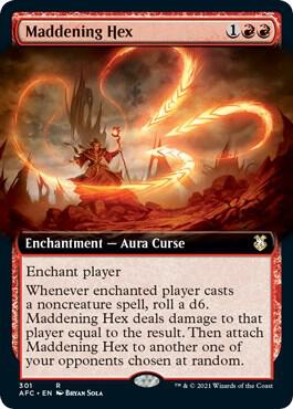 Maddening Hex (Extended Art), Commander: Adventures in the Forgotten Realms 301