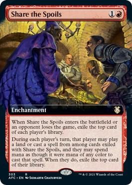 Share the Spoils (Extended Art), Commander: Adventures in the Forgotten Realms 303