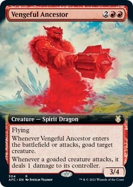 Vengeful Ancestor (Extended Art), Commander: Adventures in the Forgotten Realms 304