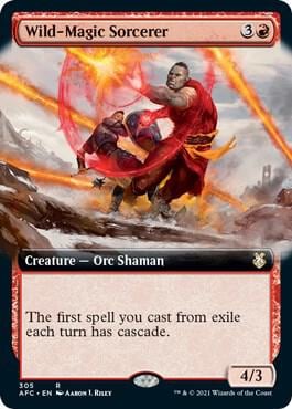 Wild-Magic Sorcerer (Extended Art), Commander: Adventures in the Forgotten Realms 305