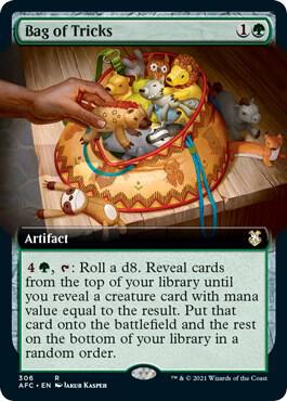 Bag of Tricks (Extended Art), Commander: Adventures in the Forgotten Realms 306