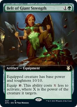 Belt of Giant Strength (Extended Art), Commander: Adventures in the Forgotten Realms 307