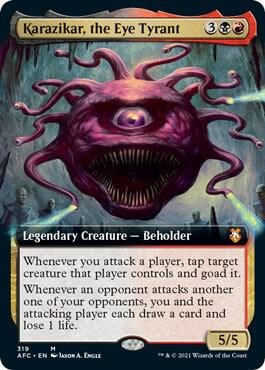 Karazikar, the Eye Tyrant (Extended Art), Commander: Adventures in the Forgotten Realms 319