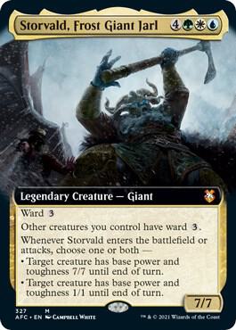 Storvald, Frost Giant Jarl (Extended Art), Commander: Adventures in the Forgotten Realms 327