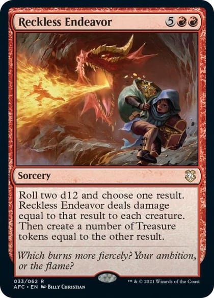 Reckless Endeavor, Commander: Adventures in the Forgotten Realms 33