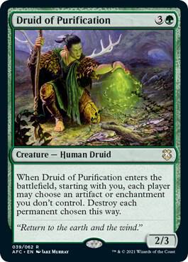 Druid of Purification, Commander: Adventures in the Forgotten Realms 39