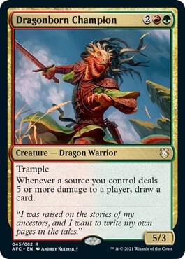 Dragonborn Champion, Commander: Adventures in the Forgotten Realms 45