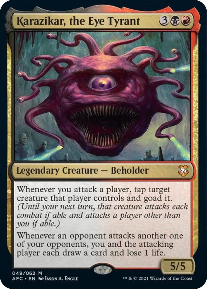 Karazikar, the Eye Tyrant, Commander: Adventures in the Forgotten Realms 49