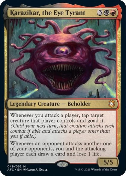 Karazikar, the Eye Tyrant, Commander: Adventures in the Forgotten Realms 49