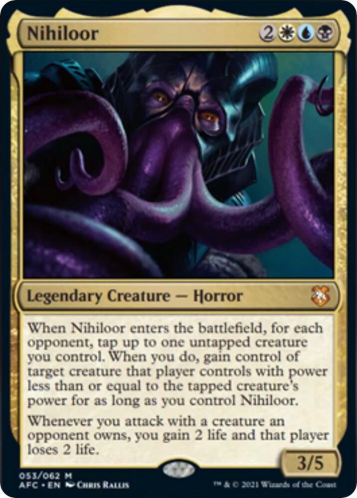 Nihiloor, Commander: Adventures in the Forgotten Realms 53