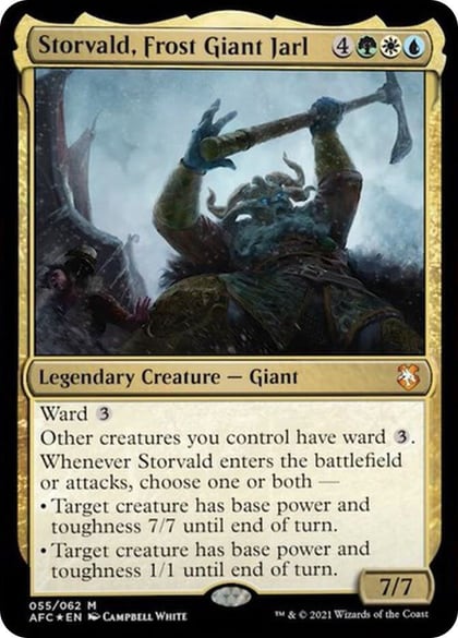 Storvald, Frost Giant Jarl, Commander: Adventures in the Forgotten Realms 55